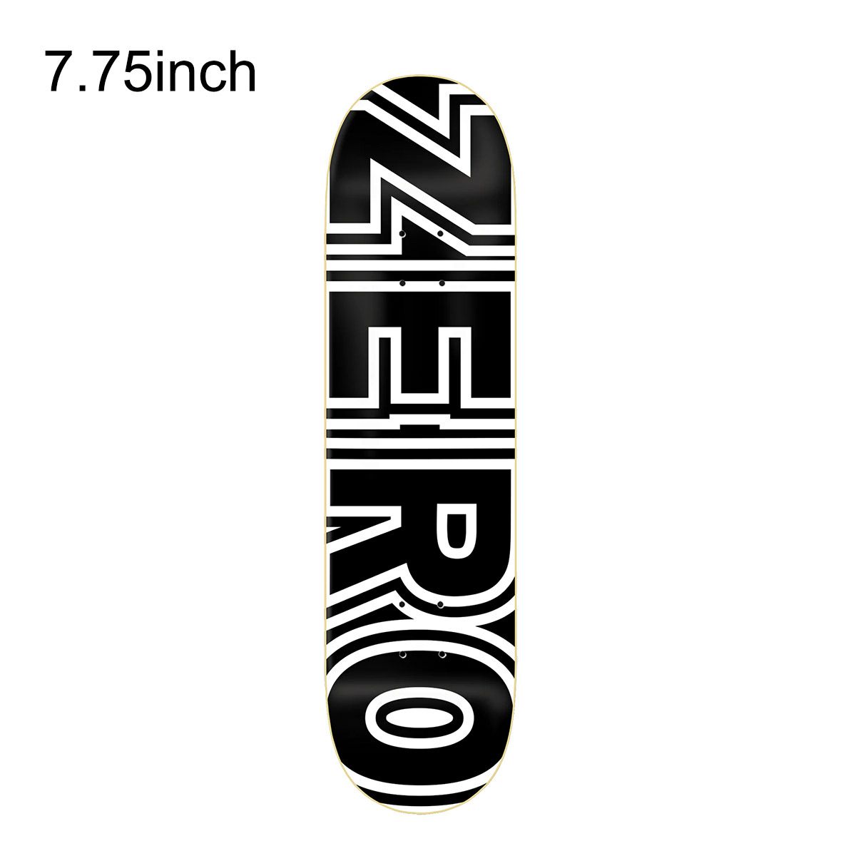 ゼロZEROスケボースケートボードデッキ板ボールドクラシックブラックBOLDCLASSICBLACK037.75D6146