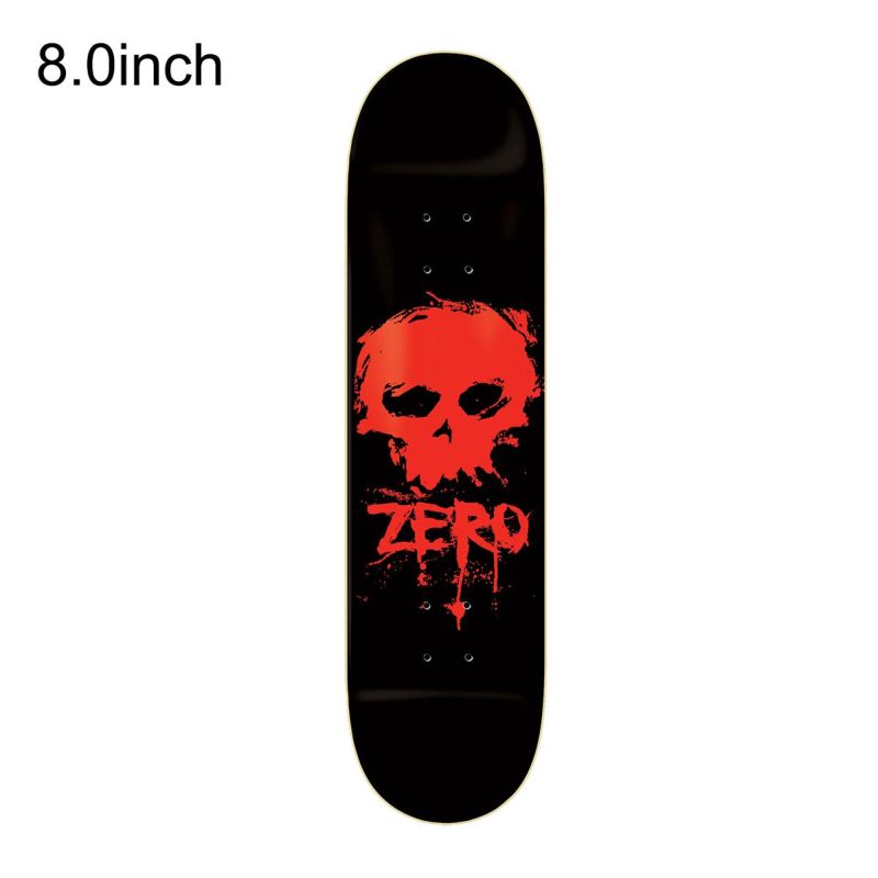 ゼロZEROスケボースケートボードデッキ板シングルスカルSINGLESKULL038.0D6151