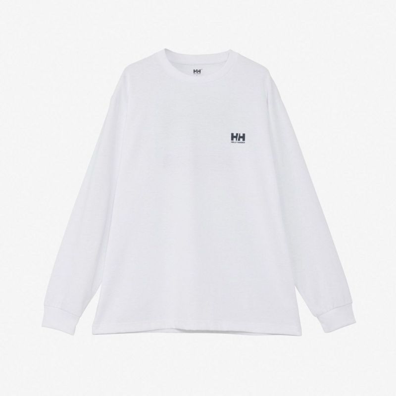 ヘリーハンセンHELLYHANSENアウトドアカジュアルウェア長袖TシャツロンTロングスリーブスクエアロゴティーL/SSQUARELOGOTEEHH32521-CWメンズレディースユニセックス25SS春夏