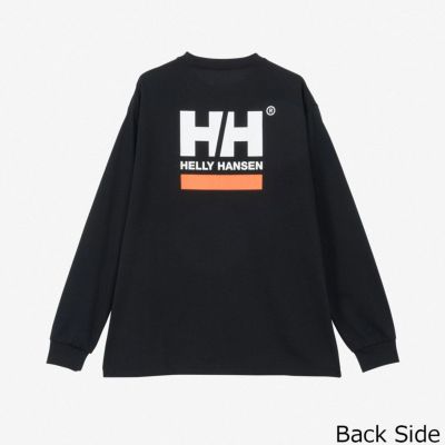 ヘリーハンセンHELLYHANSENアウトドアカジュアルウェア長袖TシャツロンTロングスリーブスクエアロゴティーL/SSQUARELOGOTEEHH32521-Kメンズレディースユニセックス25SS春夏
