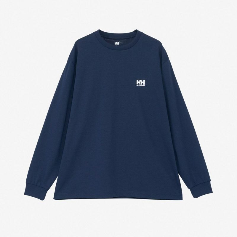 ヘリーハンセンHELLYHANSENアウトドアカジュアルウェア長袖TシャツロンTロングスリーブスクエアロゴティーL/SSQUARELOGOTEEHH32521-ONメンズレディースユニセックス25SS春夏
