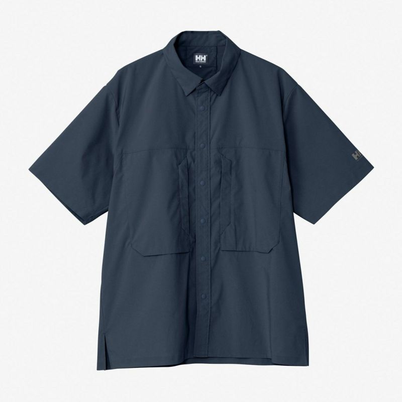 ヘリーハンセンHELLYHANSENアウトドアカジュアルウェア半袖シャツヴァンレックショートスリーブシャツVANNLEKS/SSHIRTSHH42501-DNメンズレディースユニセックス25SS春夏