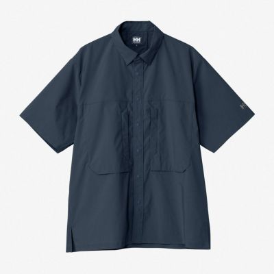 ヘリーハンセンHELLYHANSENアウトドアカジュアルウェア半袖シャツヴァンレックショートスリーブシャツVANNLEKS/SSHIRTSHH42501-DNメンズレディースユニセックス25SS春夏
