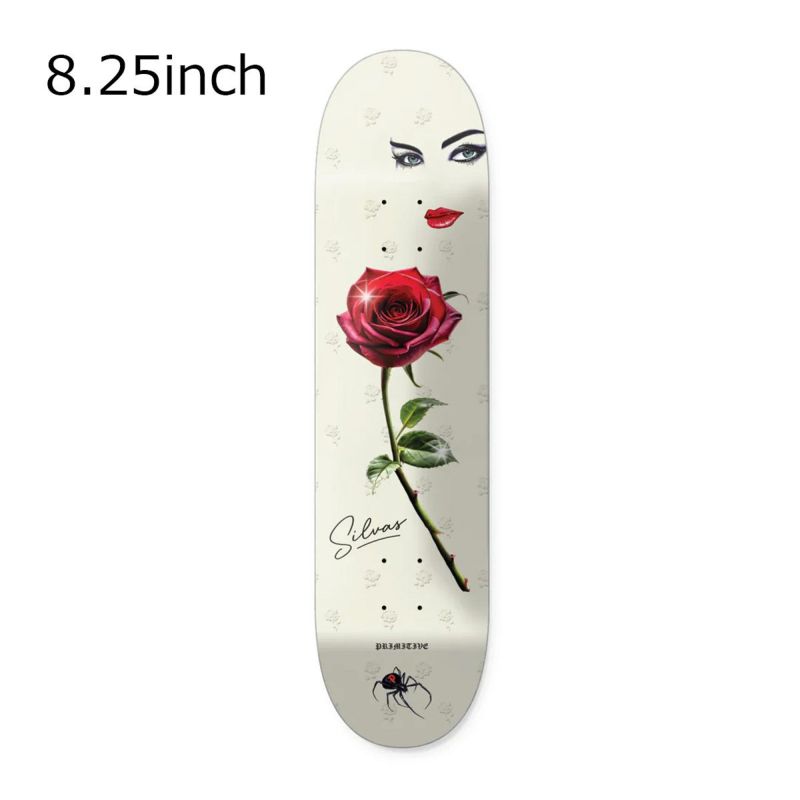 プリミティブPRIMITIVEスケボースケートボードデッキ板シルヴァクラッシュデッキSILVASCRUSHDECK8.25OSPR25SP82D