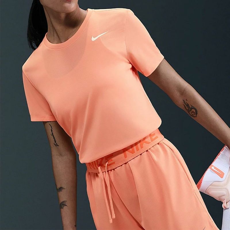 ナイキNIKEジムフィットネスヨガウェア半袖TシャツウィメンズDri-FITRLGDLBRS/STシャツDX0688-844レディース女性25SU春夏