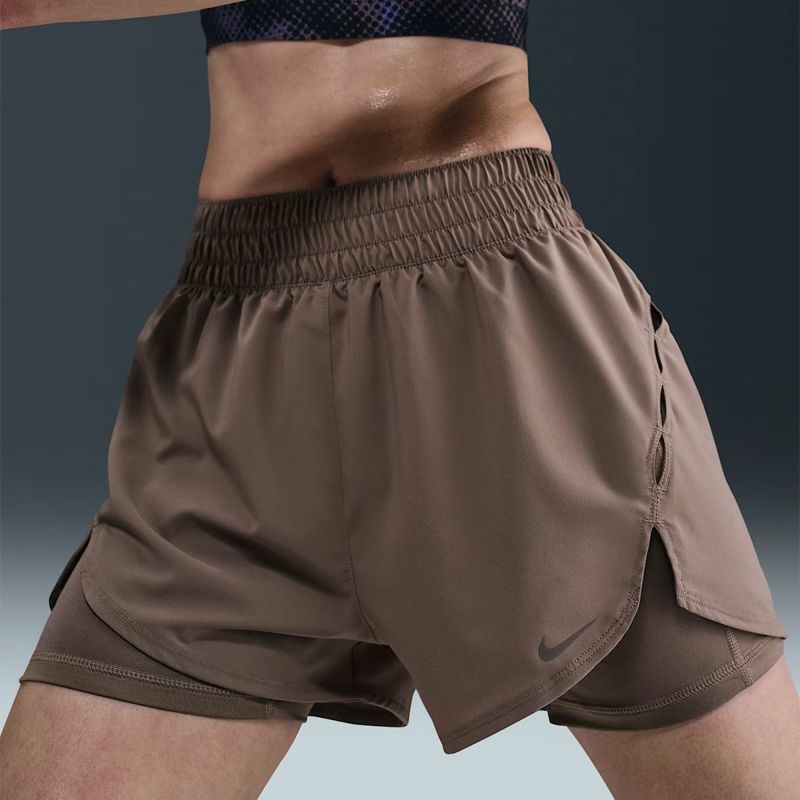 ナイキNIKEジムフィットネスヨガウェアボトムスショートハーフパンツ短パンASWNKONEDFHR2IN1SHORTHV0577-214レディース女性25SU春夏