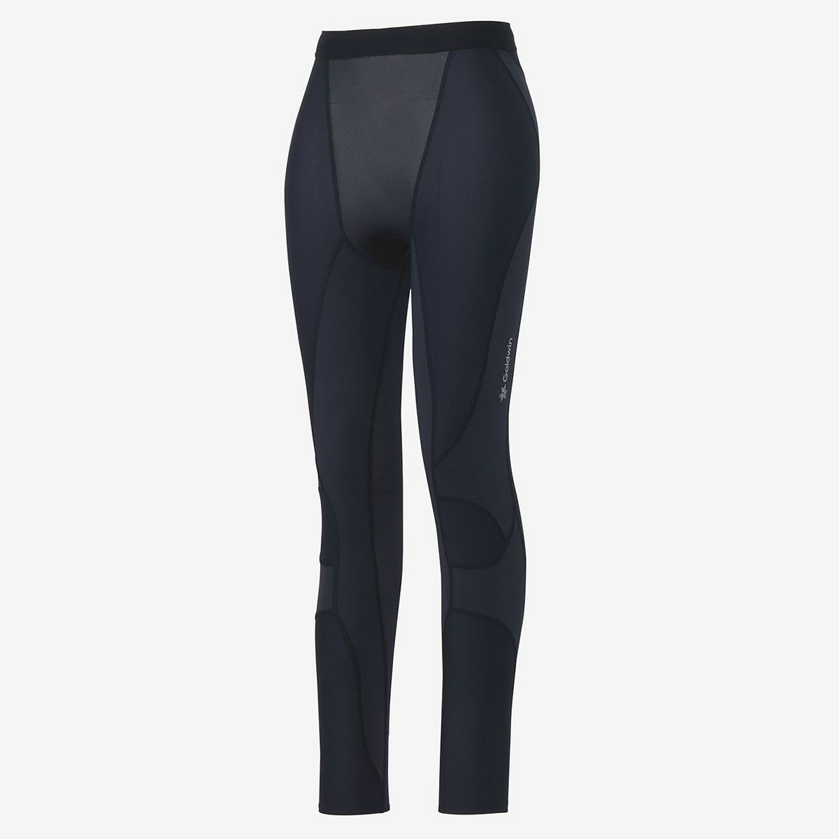 ゴールドウインGOLDWINトレイルランニングトレランウェアボトムスインナースパッツレギンスインパクトブリーズロングタイツC3fitIMPTBRZLGTIGHTSGCW15153-BKレディース女性