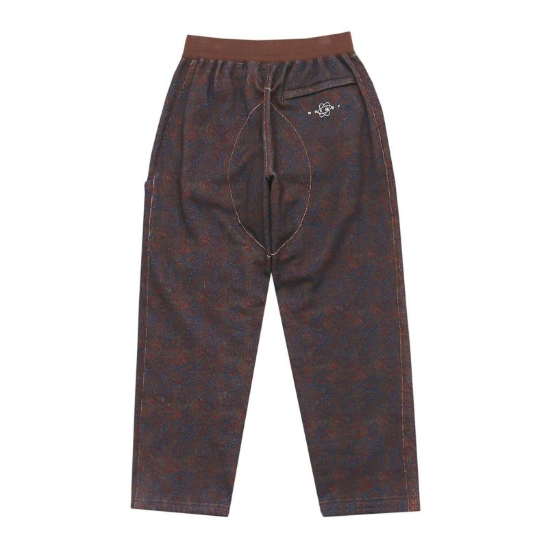 ウィムジーWHIMSYスケボースケートボードウェアボトムスロングパンツ長ズボンペイズリースウェットパンツPaisleySweatPant12231U130201メンズ男性24HO秋冬