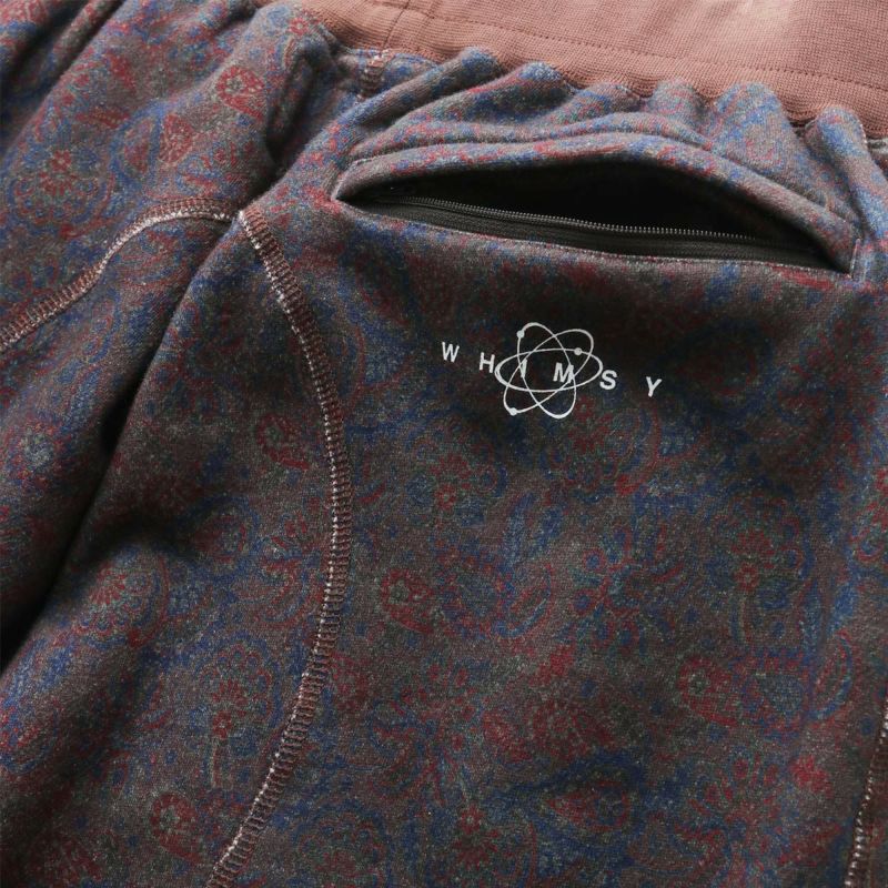 ウィムジーWHIMSYスケボースケートボードウェアボトムスロングパンツ長ズボンペイズリースウェットパンツPaisleySweatPant12231U130201メンズ男性24HO秋冬