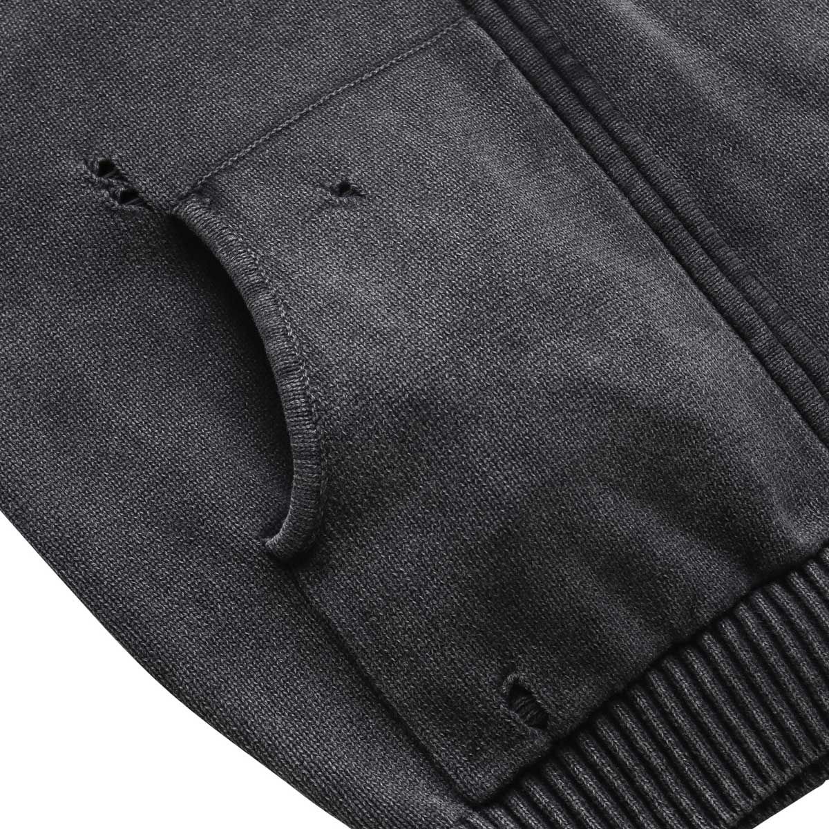 ウィムジーWHIMSYスケボースケートボードウェアスウェットパーカートレードマークニットフーディーTrademarkKnitHoodie12231U130209メンズ男性25SP春夏