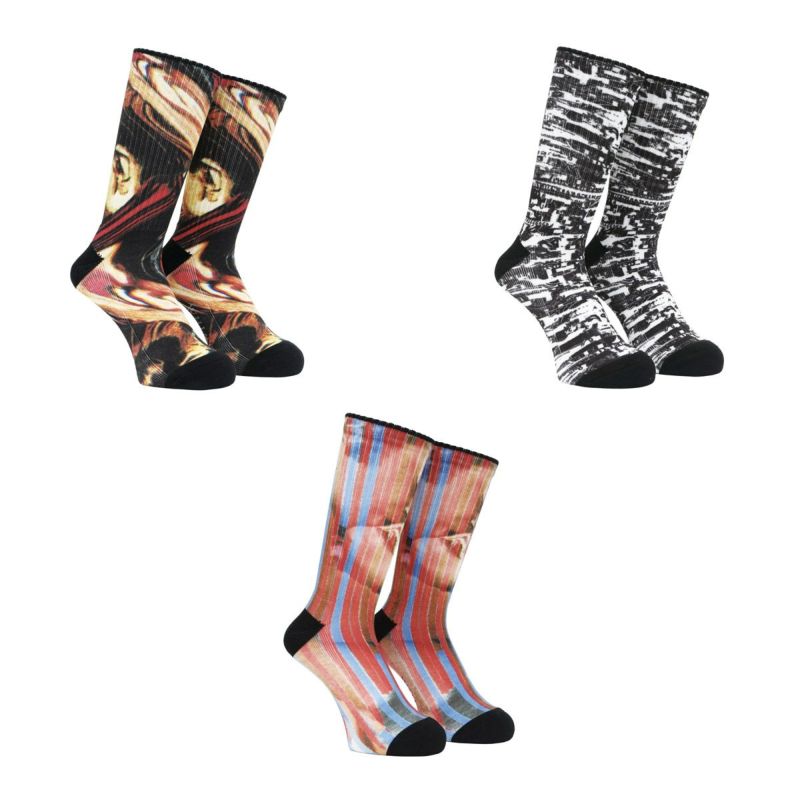 ウィムジーWHIMSYスケボースケートボードソックス靴下プリンテッドコラージュソックスPrintedCollergeSocks12231U130212メンズ男性25SP春夏