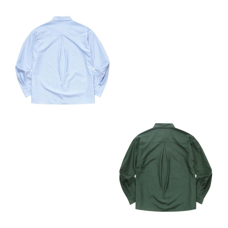 Whimsy ウィムジー ネイビー オックスフォードシャツ 長袖 XL 古着 WHIMSY(ウィムジー) 半袖カットソー グリーン サイズ XL｜【公式