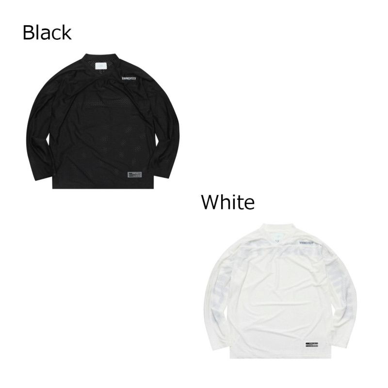 ウィムジーWHIMSYスケボースケートボードウェア長袖TシャツロンTメッシュホッケートップMeshHockeyTop12231U130220メンズ男性25SP春夏
