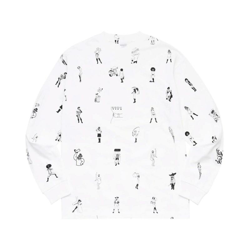 ウィムジーWHIMSYスケボースケートボードウェア長袖TシャツロンTピンナップガールロングTシャツPIN-UPGIRLL/STEE12231U130221メンズ男性25SP春夏