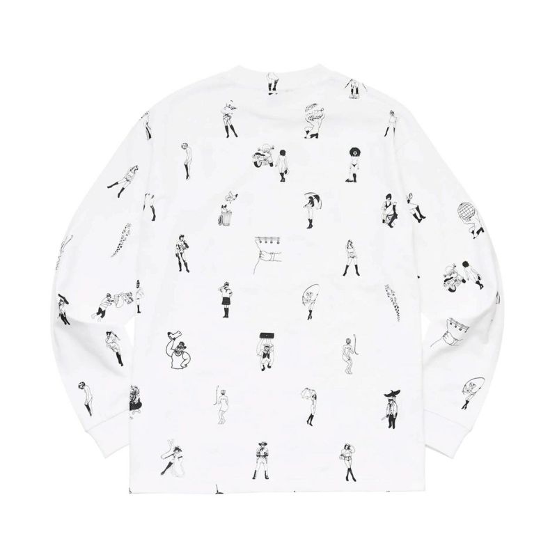 ウィムジーWHIMSYスケボースケートボードウェア長袖TシャツロンTピンナップガールロングTシャツPIN-UPGIRLL/STEE12231U130221メンズ男性25SP春夏