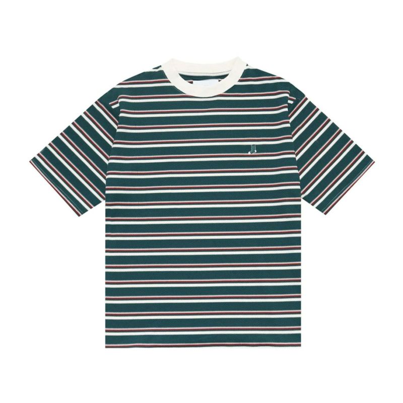 ウィムジーWHIMSYスケボースケートボードウェア半袖TシャツハニカムボーダーTシャツHoneycombBorderTee12231U130222メンズ男性25SP春夏