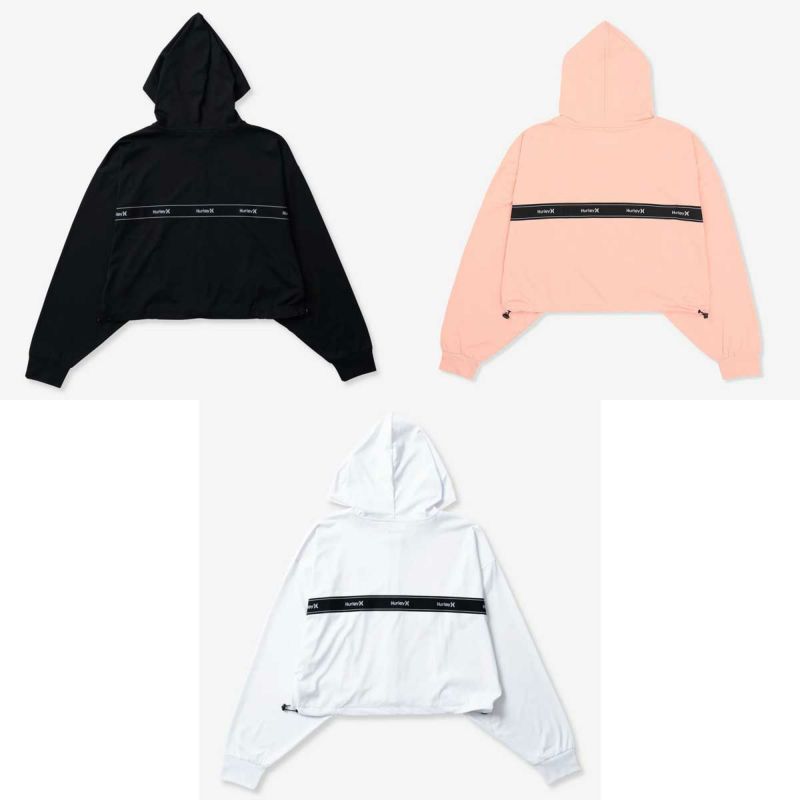 ハーレーHurleyサーフィンサーフウェアスウェットパーカージャガードバンドドルマンフーディーJACQUARDBANDDOLMANHOODIEWFF2320034レディース女性25SP春夏