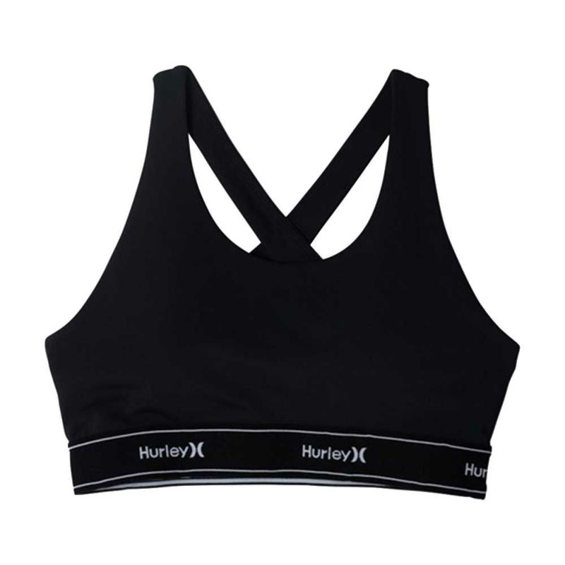 ハーレーHurleyサーフィンサーフウェアスポーツブラスポブラブラトップジャクアードバンドクロスバックブラJACQUARDBANDCROSSBACKBRAWSB2421047レディース女性25SP春夏