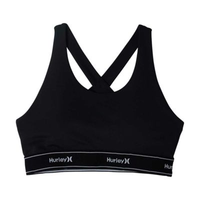 ハーレーHurleyサーフィンサーフウェアスポーツブラスポブラブラトップジャクアードバンドクロスバックブラJACQUARDBANDCROSSBACKBRAWSB2421047レディース女性25SP春夏