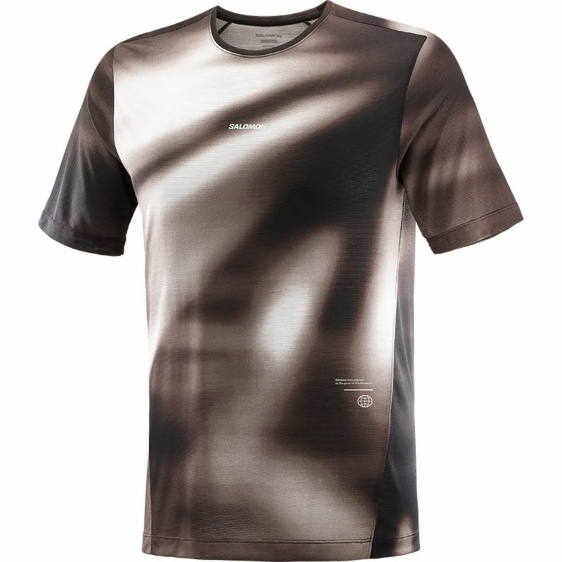サロモンSALOMONランニングウェア半袖TシャツSHKoutCOREGRAPHICTEELC2457900メンズ男性25SP春夏