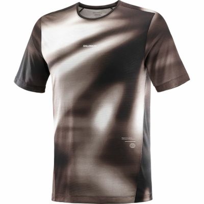サロモンSALOMONランニングウェア半袖TシャツSHKoutCOREGRAPHICTEELC2457900メンズ男性25SP春夏