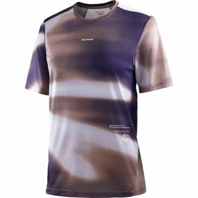 サロモンSALOMONランニングウェア半袖TシャツSHKoutCOREGRAPHICTEELC2460300レディース女性25SP春夏