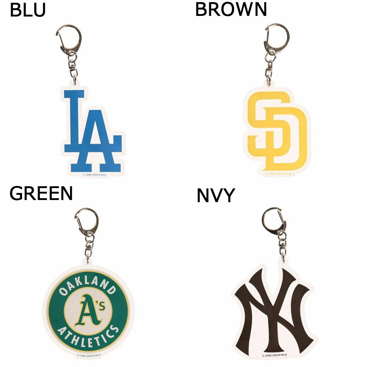 イーカムE-COMEベースボール野球ソフトボールアクセサリーMLBアクリルキーホルダーMLB-KEY01メンズレディースユニセックス25SP春夏