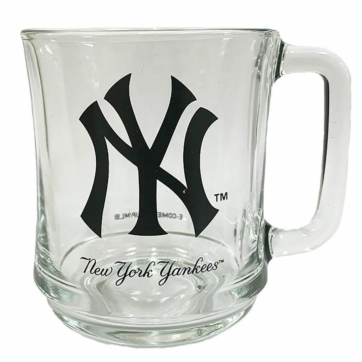 イーカムE-COMEベースボール野球ソフトボールアクセサリーMLBロゴグラスマグカップニューヨークヤンキースYK-GLS01メンズレディースユニセックス25SP春夏