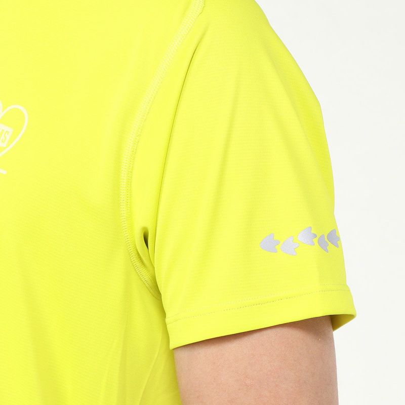 チャムスCHUMSランニングウェア半袖TシャツランニングハートビートTシャツRunningHeartBeatT-ShirtCH11-2496レディース女性25SP春夏