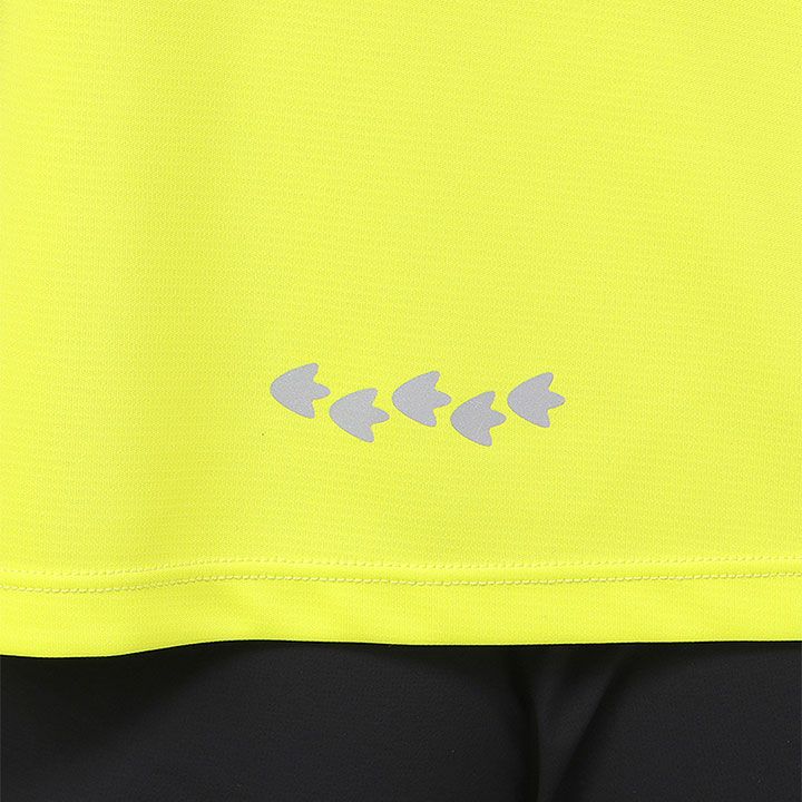 チャムスCHUMSランニングウェア半袖TシャツランニングハートビートTシャツRunningHeartBeatT-ShirtCH11-2496レディース女性25SP春夏