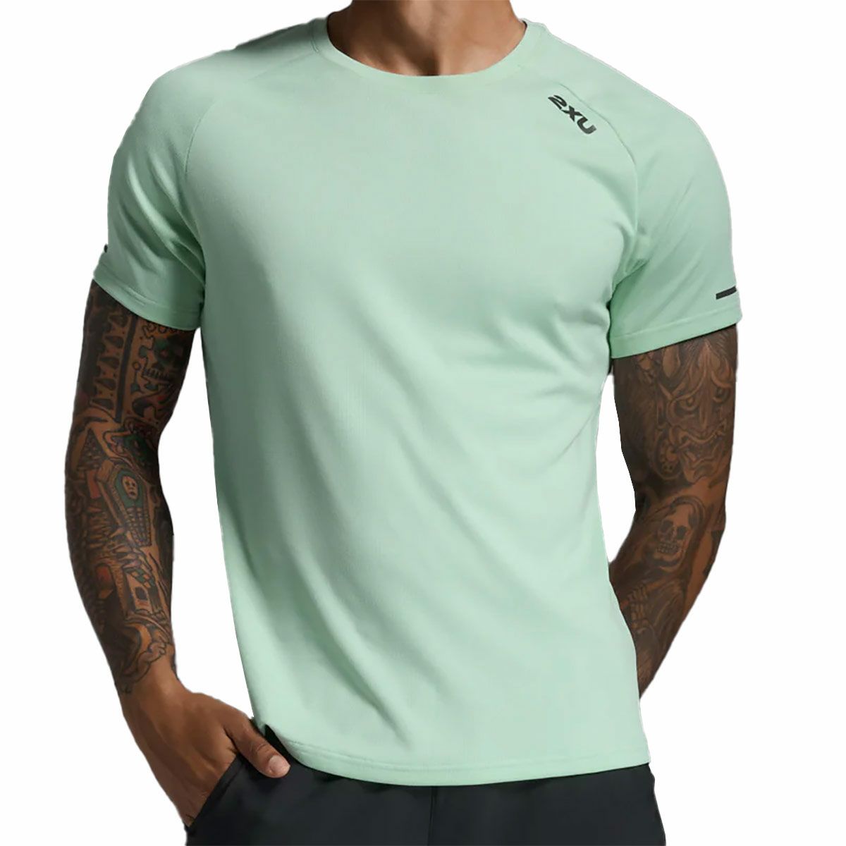 2XUツータイムズユーランニングウェア半袖TシャツエアロTシャツAeroTeeMR6557A-DGMBRF25SP春夏