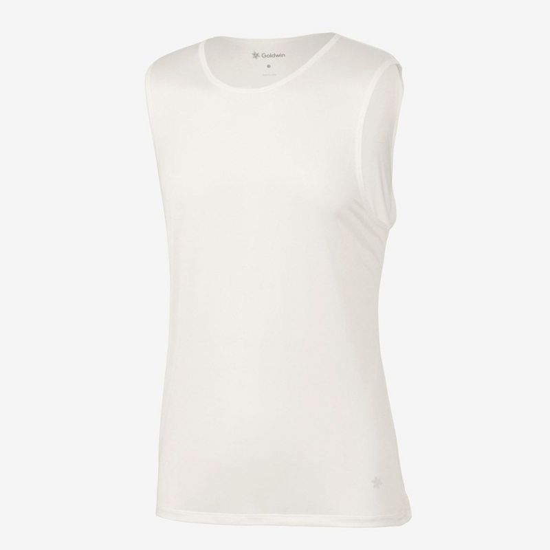ゴールドウインGOLDWINランニングウェアノースリーブタンクトップクーリングタンクトップC3fitCOOLINGTANKTOPGC65104-Wメンズ男性25SP春夏
