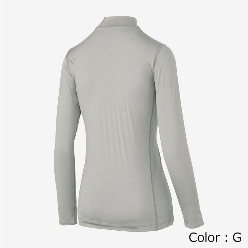 ゴールドウインGOLDWINランニングウェア長袖TシャツロンTクーリングモックネックロングスリーブC3fitCOOLMOCKNECKL/SGCW65100-BKレディース女性25SP春夏
