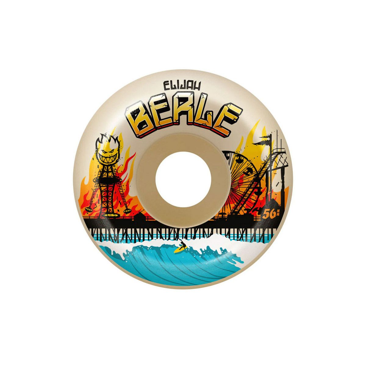 スピットファイアSPITFIREスケボースケートボードウィールF499DUOGCLASSICSHAPEELIJAHBERLE53mm0888560358799