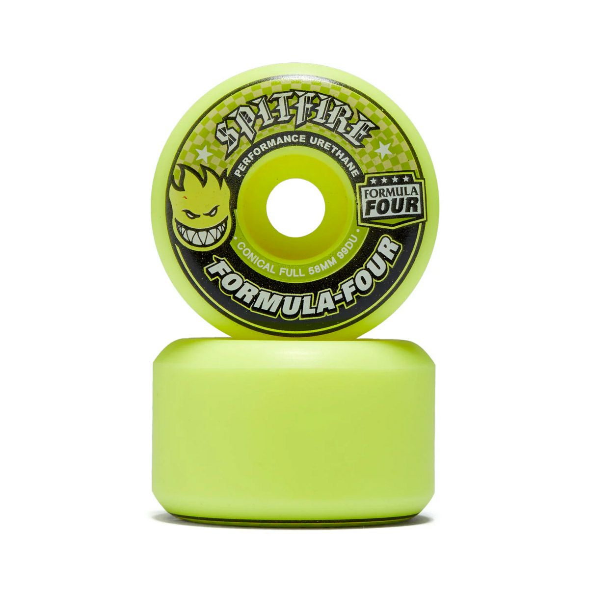 スピットファイアSPITFIREスケボースケートボードウィールF499DUCONICALFULLSHAPE58mm0888560358867