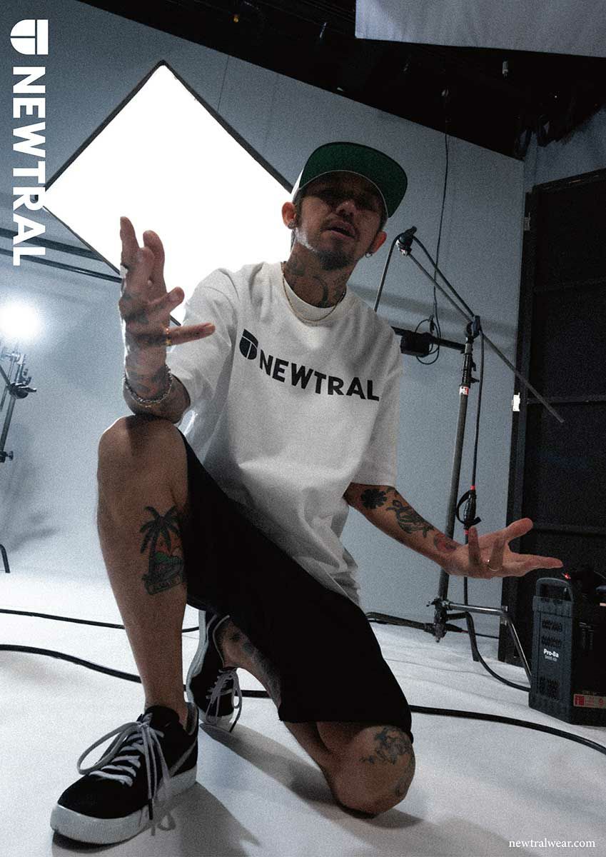 ニュートラルNEWTRALサーフィンサーフウェア半袖TシャツMAINS_LOGOT-shirtNT2252001メンズ男性25SP春夏