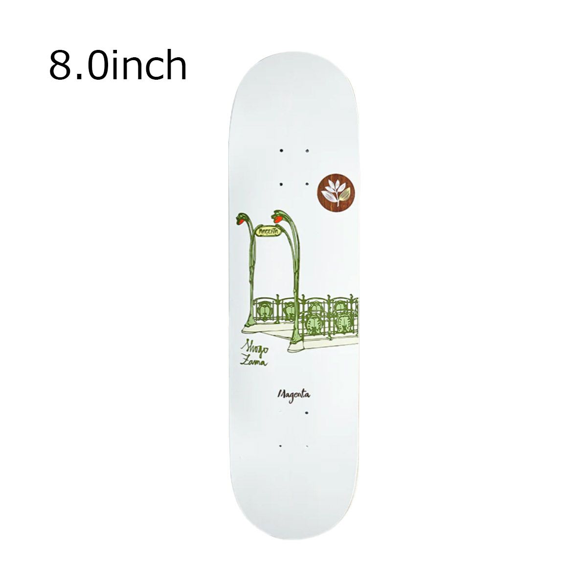 マジェンタMAGENTAスケボースケートボードデッキ板SHOGOZAMARELICSERIES8.017411M060241
