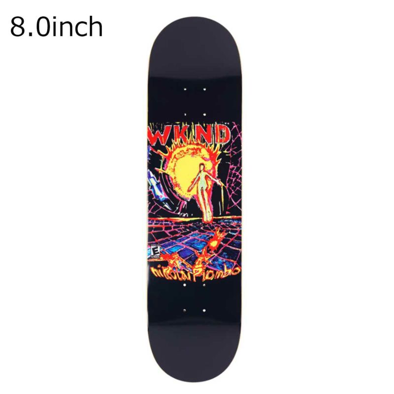 ウィークエンドWKNDスケボースケートボードデッキ板Uplevel-NikolaiPiombo8.0W125010101