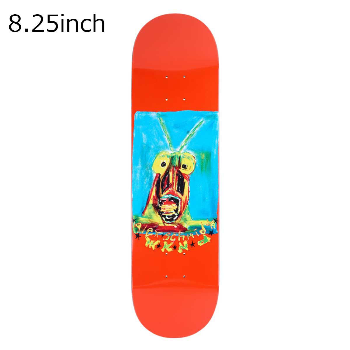 ウィークエンドWKNDスケボースケートボードデッキ板GRASSHOPPA-ALEXSCHMIDT8.25W125040101