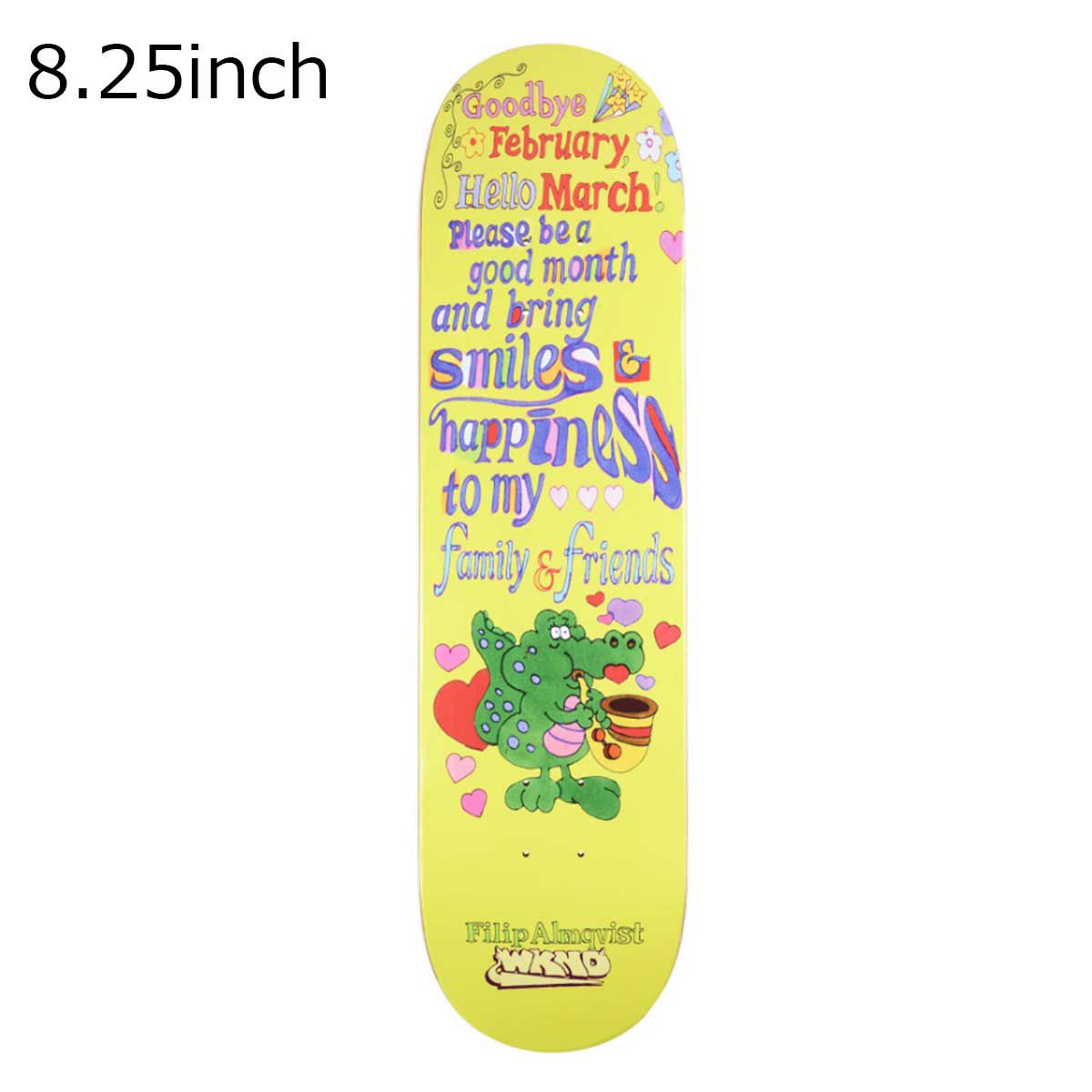 ウィークエンドWKNDスケボースケートボードデッキ板LOUIE-TEAM8.25W125110101