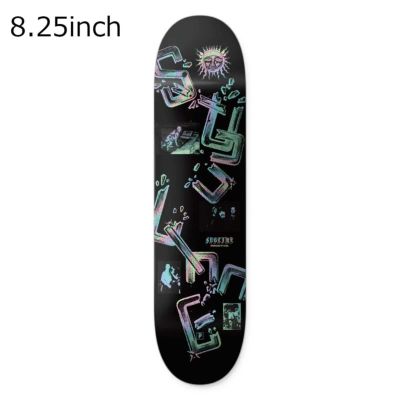 プリミティブPRIMITIVEスケボースケートボードデッキ板HELLOTEAMDECK8.25OSPR25SL53D