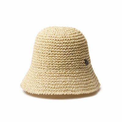 ニューエラNEWERAアウトドアカジュアル帽子ハットバケット01セーラーブリムPaperCrochetHatライトベージュ14419292メンズレディースユニセックス25SP春夏