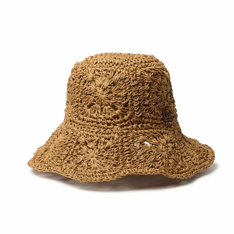 ニューエラNEWERAアウトドアカジュアル帽子ハットアドベンチャーワイドブリムPaperCrochetHatベージュ14419297メンズレディースユニセックス25SP春夏