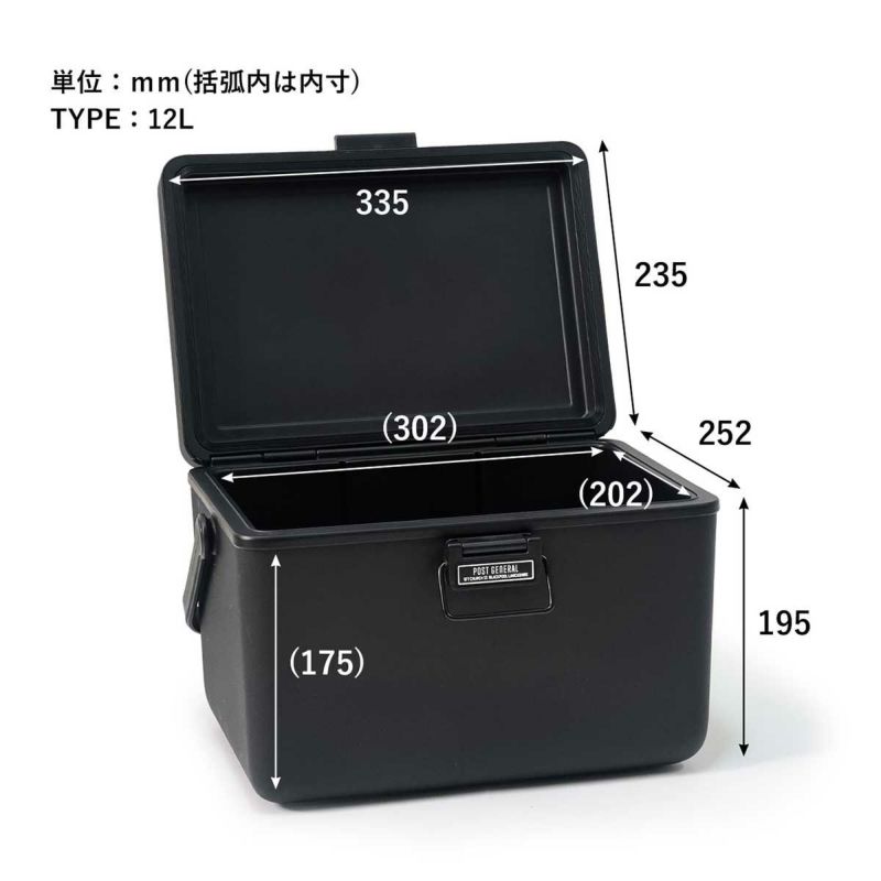 ポストジェネラルPOSTGENERALアウトドアカジュアルアクセサリーアイスエラハードシェルクーラー12L982470006メンズレディースユニセックス25SP春夏