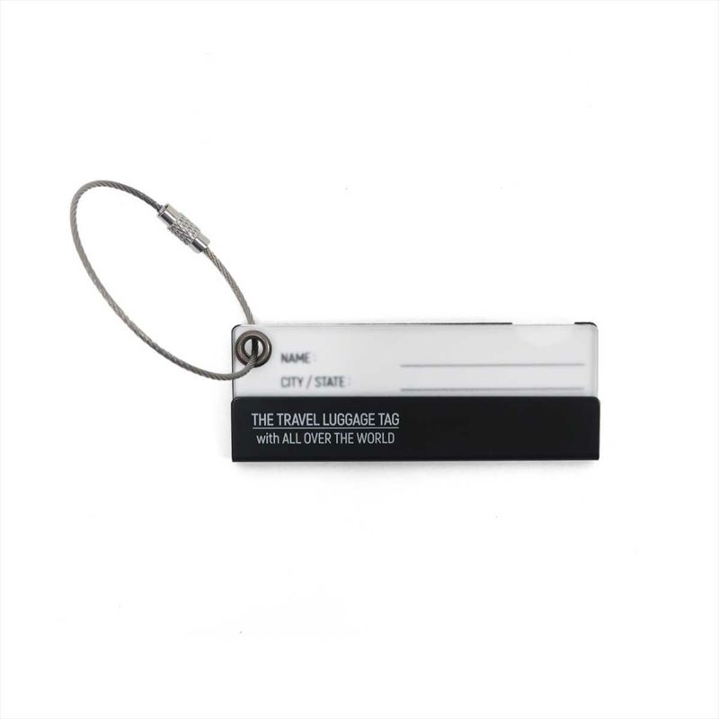 ポストジェネラルPOSTGENERALアウトドアカジュアルアクセサリーアルミナムトラベルラゲッジタグBK98256000925SP春夏