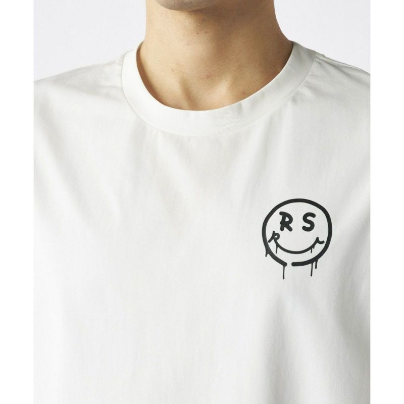 ラスティRUSTYサーフィンサーフウェア半袖TシャツUVカットペアテックス水陸両用RSニコちゃんグラフィック915-461メンズ男性25SP春夏