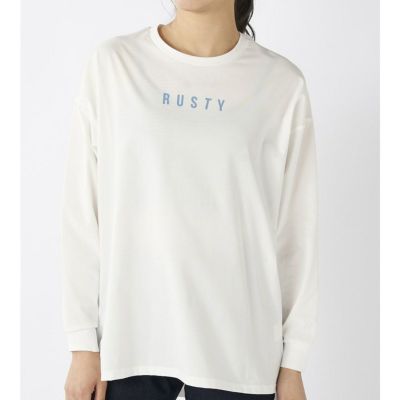 ラスティRUSTYサーフィンサーフウェア長袖TシャツロンTUVカットペアテックス水陸両用長袖UVTシャツ925-465レディース女性25SP春夏