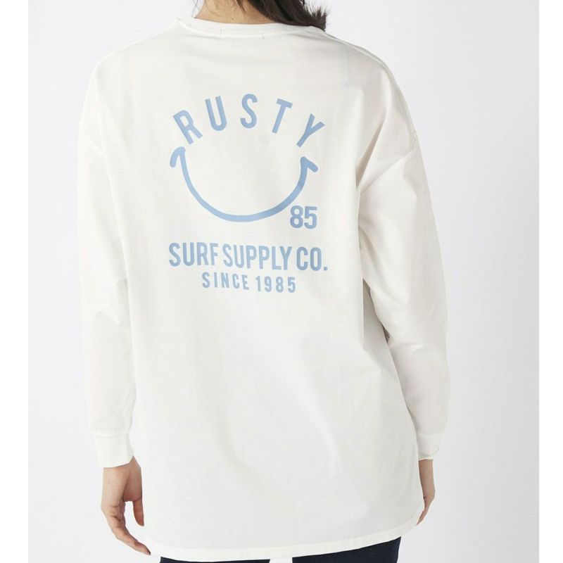 ラスティRUSTYサーフィンサーフウェア長袖TシャツロンTUVカットペアテックス水陸両用長袖UVTシャツ925-465レディース女性25SP春夏