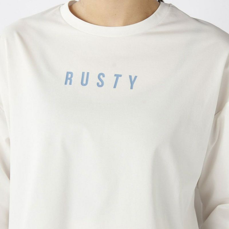 ラスティRUSTYサーフィンサーフウェア長袖TシャツロンTUVカットペアテックス水陸両用長袖UVTシャツ925-465レディース女性25SP春夏