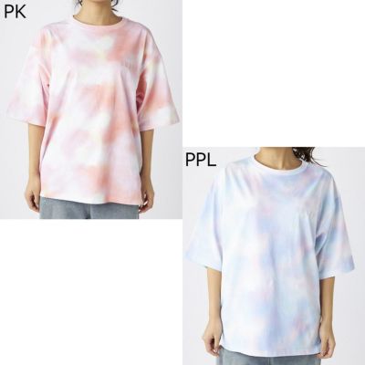 ラスティRUSTYサーフィンサーフウェア半袖TシャツニコちゃんTシャツタイダイ系925-501レディース女性25SP春夏